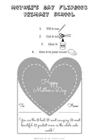 Vorschau - Arbeitsblätter - Mother's day flipbook for primary school - Seite 2