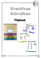 Vorschau - Fördermaterial/Inklusion - Kreatives Schreiben: Flipbook als Nachschlagewerk - Deckblatt