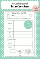 Vorschau - Anderer Materialtyp - Krankenpost - Erdmännchen (2 Versionen) - Deckblatt