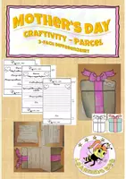 Vorschau - Mal- und Bastelvorlagen - Mother’s day craftivity parcel - Deckblatt