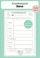 Vorschau - Anderer Materialtyp - Krankenpost - Biene (2 Versionen) - Deckblatt