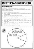 Vorschau - Mal- und Bastelvorlagen - Geschenk für den Muttertag - Bastelvorlage - Seite 2