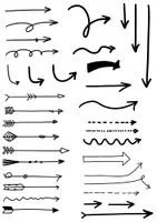 Vorschau - selbst erstellte Cliparts/Grafiken - Pfeile - Cliparts für Arbeitsblätter - Seite 1