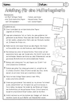 Vorschau - Mal- und Bastelvorlagen - Muttertag Karte (Bastelanleitung, Gedicht) - Seite 1