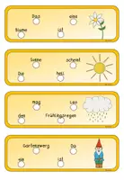 Vorschau - Arbeitsblätter - Purzelsätze Frühling - vierfach differenziert - Seite 2