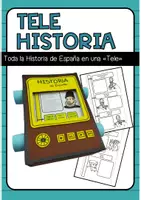 Vista previa - Manualidades / Dibujos para colorear - Telehistoria: toda la historia de España en una divertida línea del tiempo - Portada