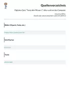 Vorschau - Unterrichtsreihen - Digitales Quiz "Teste dein Wissen 1" alles rund um den Computer - Seite 1