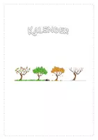 Vorschau - Arbeitsblätter - Kalender Dauerkalender Motiv 1selbst gestalten /Vorlagen - Deckblatt