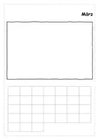 Vorschau - Arbeitsblätter - Kalender Dauerkalender Motiv 2 ohne Zahlen /Vorlagen - Seite 3