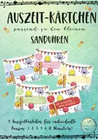 Vorschau - Bildkarten - Auszeitkärtchen - individuelle Pausen (passend zu den kleinen Sanduhren) - Deckblatt