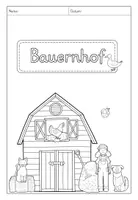 Vorschau - Arbeitsblätter - Materialpaket - Bauernhof (Lerntheke, Lesespaziergang, Bildkarten,..) - Seite 3