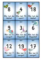 Vorschau - Arbeitsblätter - Materialpaket : Verdoppeln und Halbieren bis 20 - Seite 3