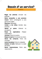 Vista previa - Hojas de trabajo - Besoin d'un service - Portada