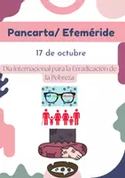 Vista previa - Decoración del aula - Pancarta/ Pobreza/ Efeméride - Portada