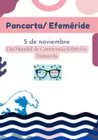 Vista previa - Decoración del aula - Pancarta/ Tsunami/ Efeméride - Portada