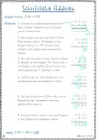 Vorschau - Arbeitsblätter - Arbeitsblätter "schriftliche Addition" by @lehrerin.franzi - Seite 3