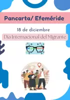 Vista previa - Decoración del aula - Pancarta/ Migrante/ Efeméride - Portada