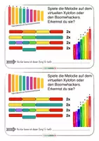 Vorschau - Arbeitsblätter - 🎶 Musik Boomwhackers BRUDER JAKOB in 3 Tempi Musik Grundschule Musik Sekundarstufe - Seite 1