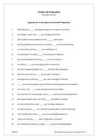 Vorschau - Arbeitsblätter - Verben mit Präposition - B2 Beruf (mit Lösung) - Deckblatt