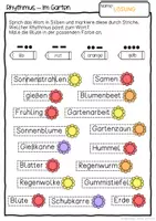 Vorschau - Unterrichtsreihen - Rhythmusbausteine - Im Garten - Arbeitsblätter - Seite 3