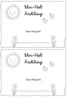 Vorschau - Arbeitsblätter - Mini-Heft Frühling / Deutsch 1. Klasse - Seite 3