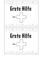 Vorschau - Arbeitsblätter - Paket Erste Hilfe - Reihentransparenz, Lernheft, Sachtexte - Seite 1