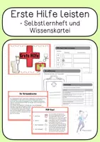Vorschau - Arbeitsblätter - Paket Erste Hilfe - Reihentransparenz, Lernheft, Sachtexte - Deckblatt