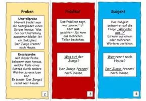 Vorschau - Fördermaterial/Inklusion - Satzgliedbuch/ Booklet Satzglieder - Seite 3