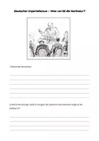 Vorschau - Arbeitsblätter - Deutscher Imperialismus - Einzelarbeit - Seite 1