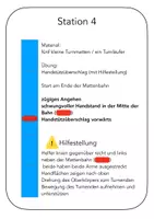 Vorschau - Stationenlernen - Turnen Stationen Handstützüberschlag Aufbau- & Übungskarten - Seite 3
