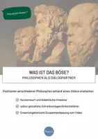 Vorschau - Stundenentwürfe - Was ist das Böse? - Schreibvorlagen und Kurzentwurf - Deckblatt