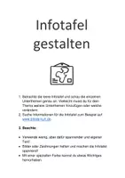 Vorschau - Arbeitsblätter - Infotafel gestalten - Seite 1
