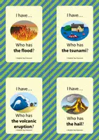 Vista previa - Tarjetas / Manipulativos - Environment - Natural Disasters; I have… Who has (Inglés) - página 3
