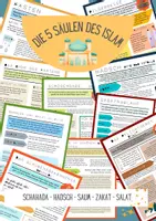 Vorschau - Merkblätter - Die 5 Säulen des Islam - Infotexte - Deckblatt