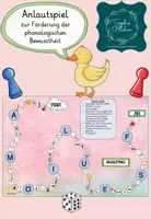 Vorschau - Arbeitsblätter - Anlautspiel zur Förderung der phonologischen Bewusstheit - Deckblatt