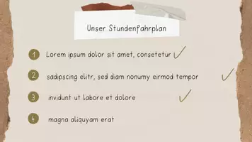 Vorschau - Fördermaterial/Inklusion - Vorlage - Stundenfahrplan - Stundentransparenz - Fächerübergreifend - Seite 1