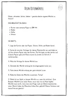 Vorschau - Mal- und Bastelvorlagen - Ostern - Osterwürfel - Seite 1