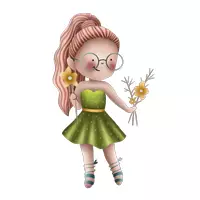 Vorschau - selbst erstellte Cliparts/Grafiken - Clipart-Pack: süße Sommerkinder - Seite 2