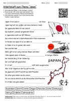 Vorschau - Arbeitsblätter - Arbeitsblatt "Japan" + Onlineübung & MP3 + Mindmap + Infografik - Deckblatt