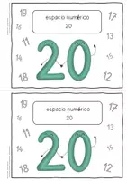Vista previa - Hojas de trabajo - Libro espacio numérico 20 - página 2