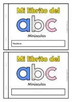 Vista previa - Manualidades / Dibujos para colorear - ABECEDARIO MINI LIBRO MINUSCULAS COLOREAR TRAZOS - página 3