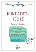 Vorschau - Arbeitsblätter - Materialpaket Abschreib-Karteien - Seite 1