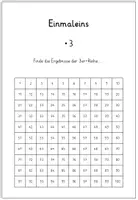 Vorschau - Arbeitsblätter - Einmaleins Reihen anmalen oder legen - Seite 3