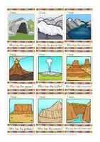 Aperçu - Jeux - landforms / nature I have ... Who has ...? English game / jeu Anglais - Page 3