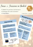 Vorschau - Merkblätter - Zinsen & Zinseszins - Überblick mit Beispielrechnungen - Deckblatt