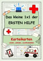 Vorschau - Stundenentwürfe - Das kleine 1x1 der Ersten Hilfe /Karteikarten - Deckblatt