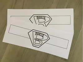 Vorschau - Mal- und Bastelvorlagen - Kunst - Karte zum Muttertag - SUPERHELDIN Beste Mama ❤️ - mit Beschreibung im Umhang - PHASENBILDER - Seite 3