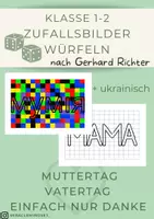 Vorschau - Arbeitsblätter - Zufallsbilder nach Gerhard Richter - Deckblatt