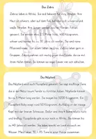 Vorschau - Fördermaterial/Inklusion - Abschreibkartei - Die Tiere Afrikas - Seite 3