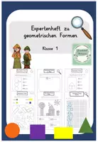Vorschau - Arbeitsblätter - Geometrische Formen - Expertenheft (dreifach-differenziert) - Deckblatt